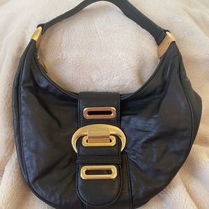 Michael Kors Leather Purse with Gold tone Hardware